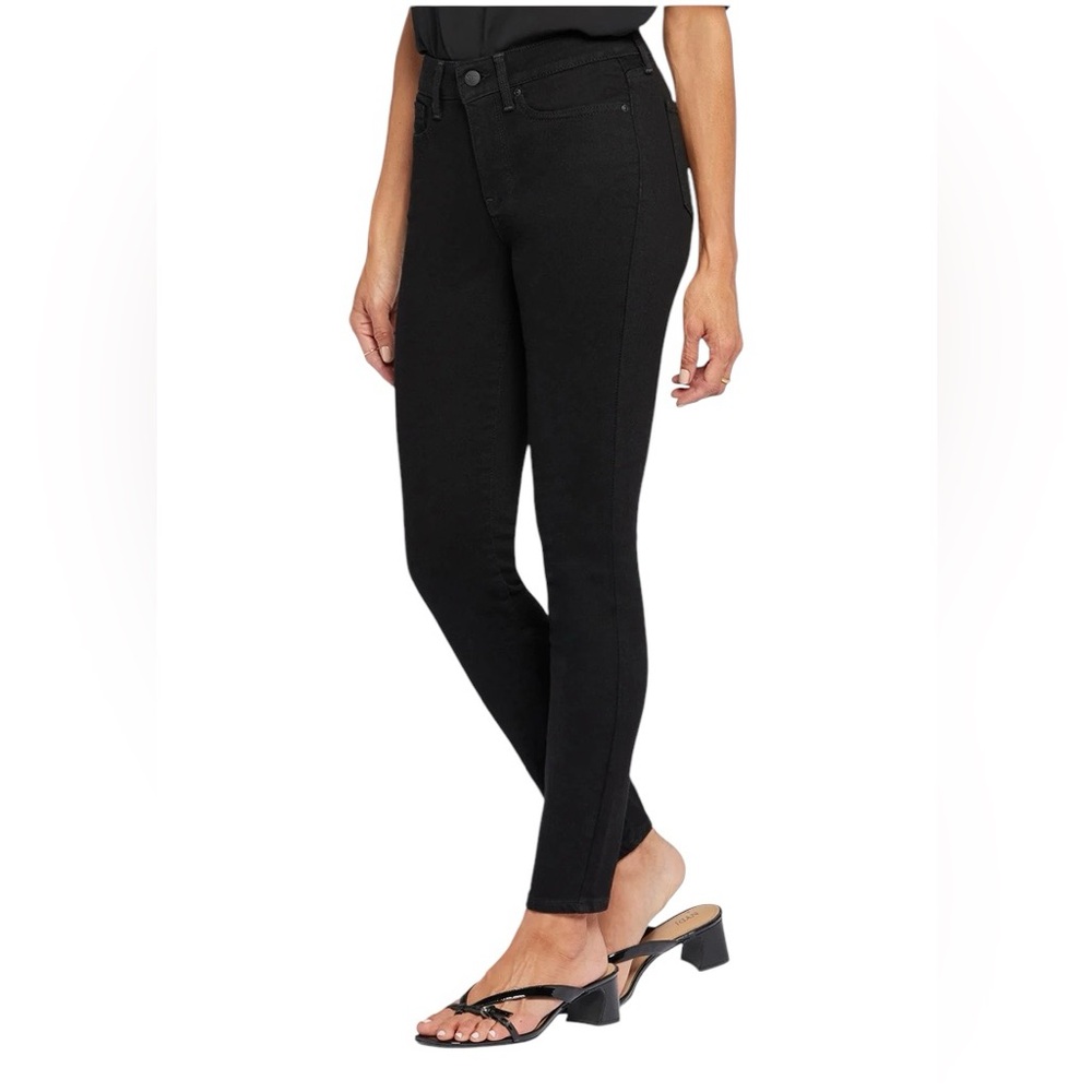 NYDJ Women's Ami Skinny Jeans in Black Size 14